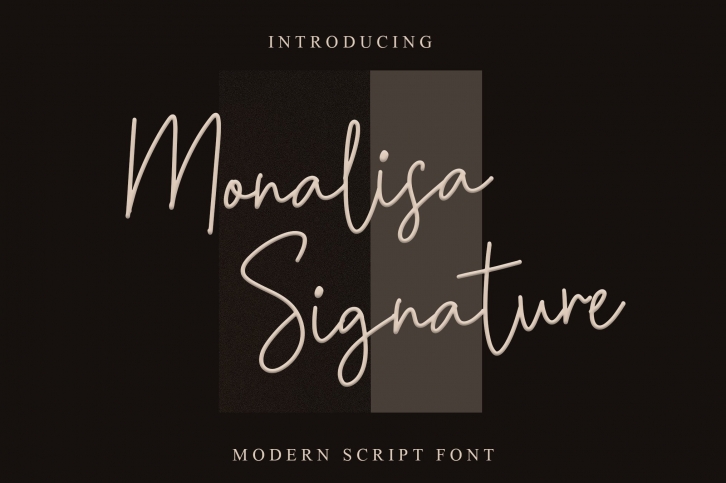 Monalisa Signature Font Download