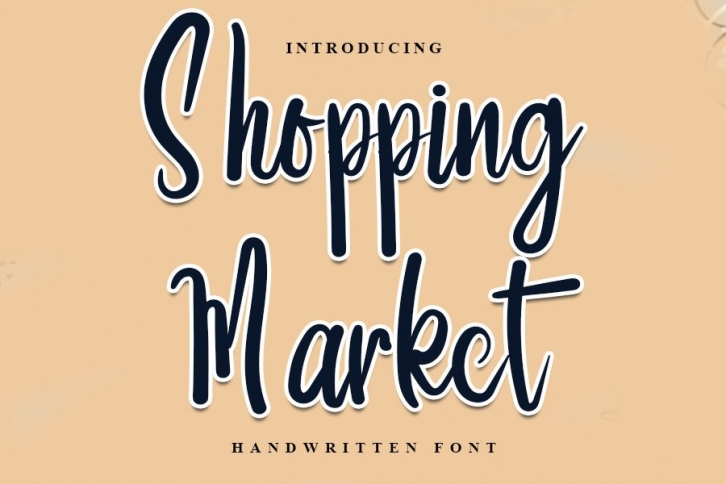 Shopping Market Font Download