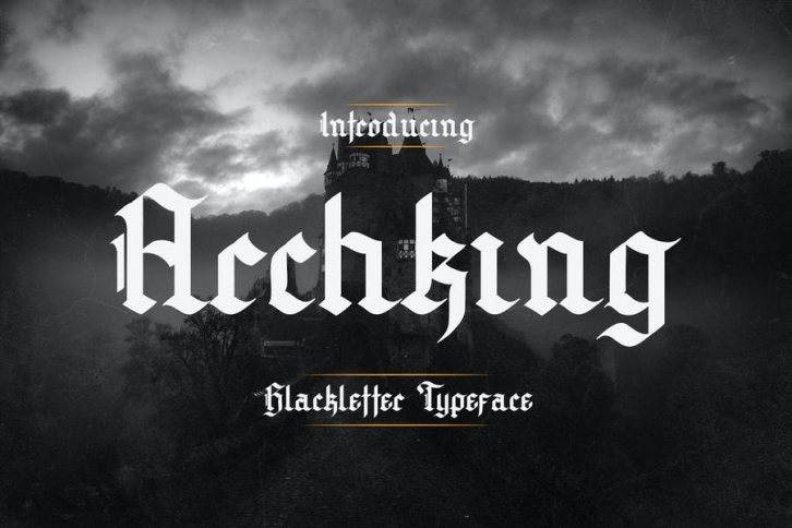 Archking – Blackletter Typeface Font Download