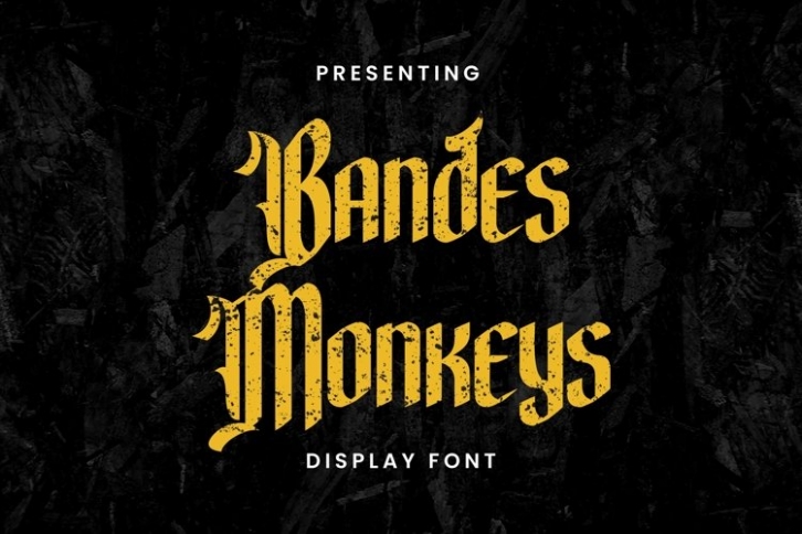 Web Bandes Monkeys Font Download