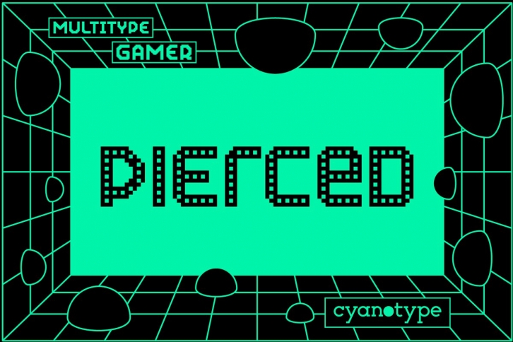 MultiType Gamer Pierced Font Download