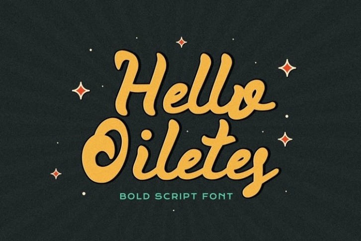 Web Hello Oiletes Font Download
