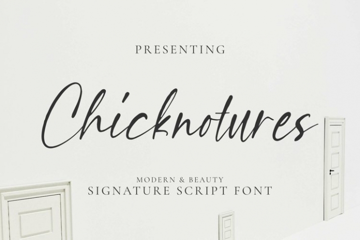 Web Chicknotures Font Download