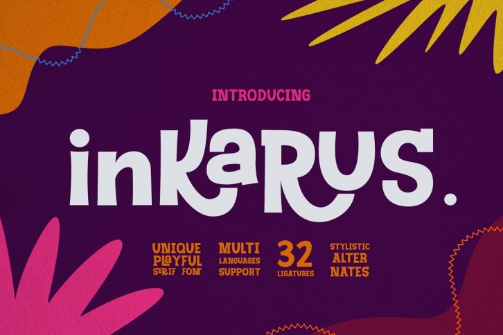 Inkarus a display font Font Download