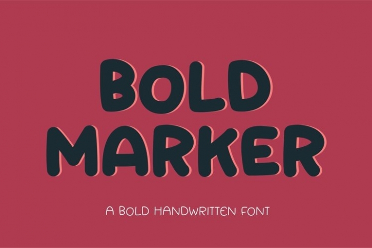 Web Bold Marker Font Download