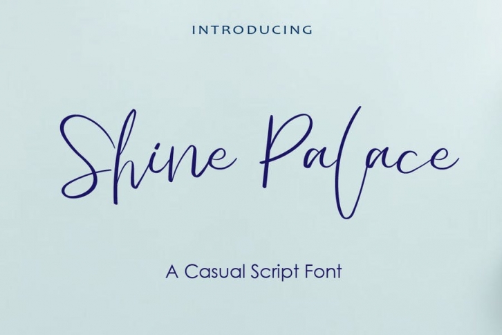 AM Shine Palace - Casual Script Font Download
