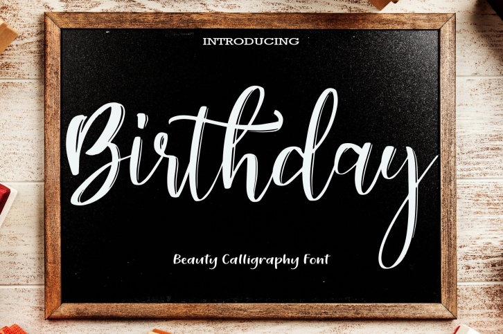 Birthday Font Download