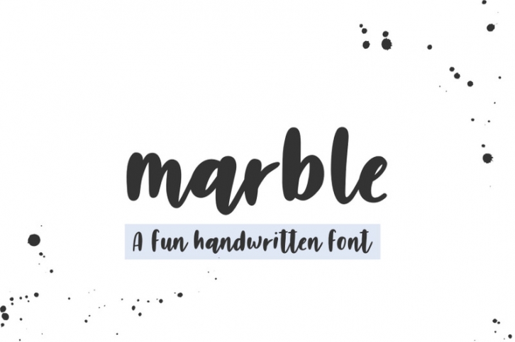 Marble | Handwritten Font Font Download