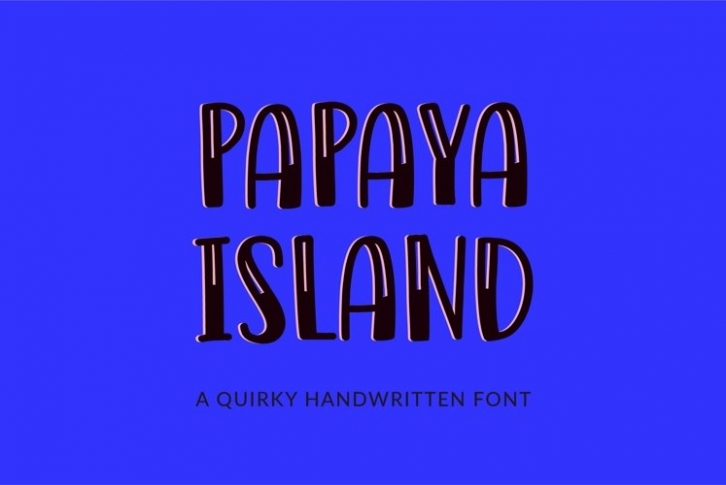 Web Papaya Island Font Download