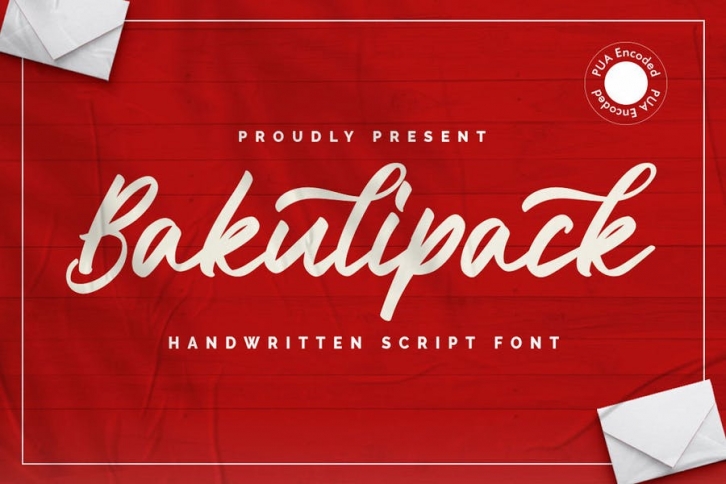 Bakulipack - Handwritten Script Font Font Download