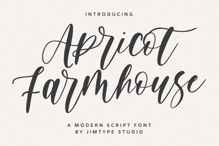 Apricot Farmhouse Font Download