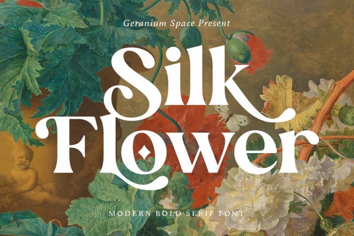 Silk Flower Font Download