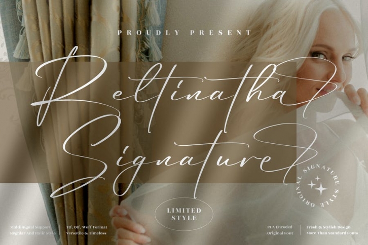 Reltinatha Signature Font LS Font Download