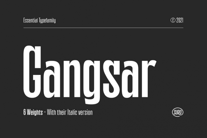 Gangsar Font Download