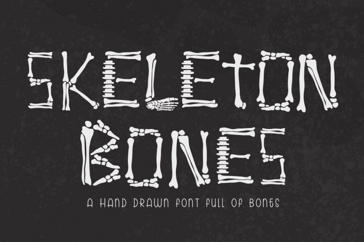Skeleton Bones Font Download