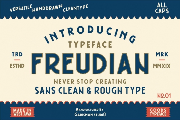 Freudian - Vintage Typeface Font Download