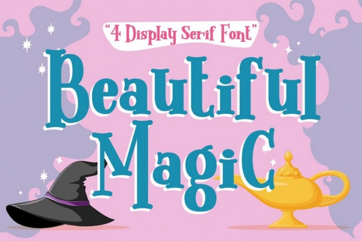 Beautiful Magic - Display Serif Font Font Download