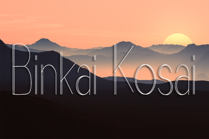 Binkai Kosai Font Download
