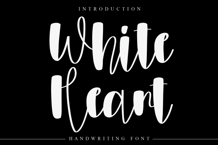 White Heart Font Download