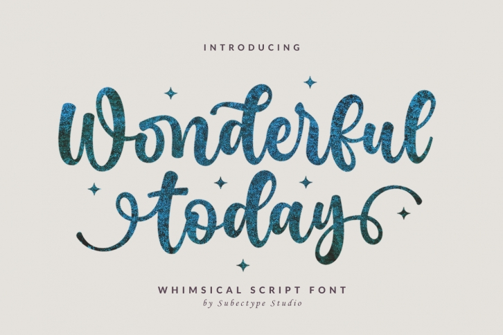 Wonderful Today Font Download