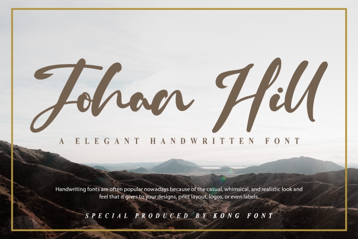 Johan Hill Font Download