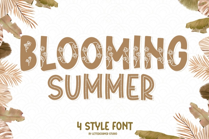 Blooming Summer Font Download