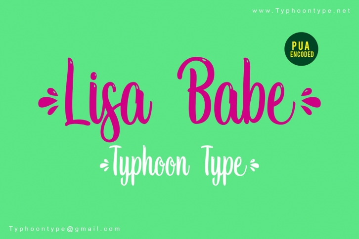 Lisa Babe font Font Download