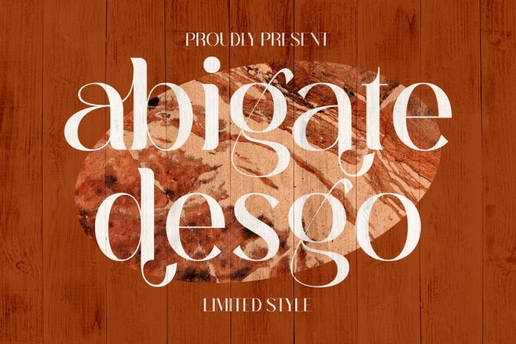Abigate Desgo Stylish Serif Font LS Font Download