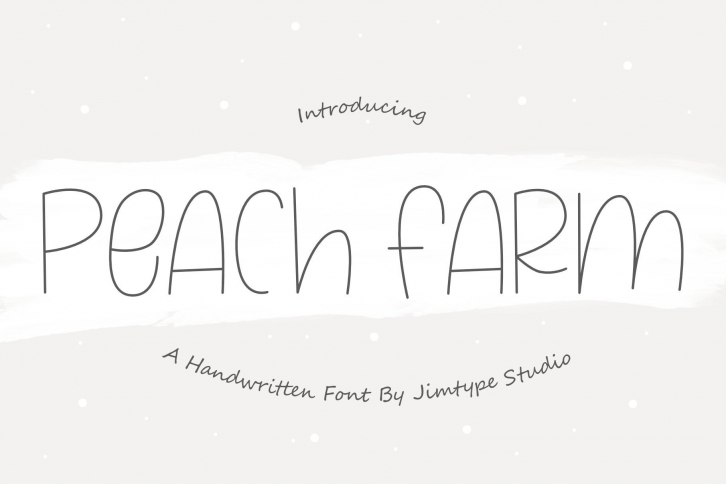 Peach Farm Font Download