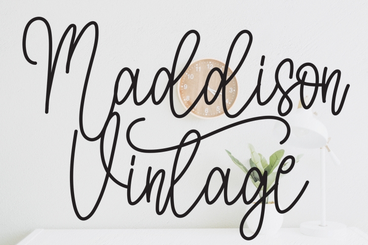 Maddison Vintage Font Download