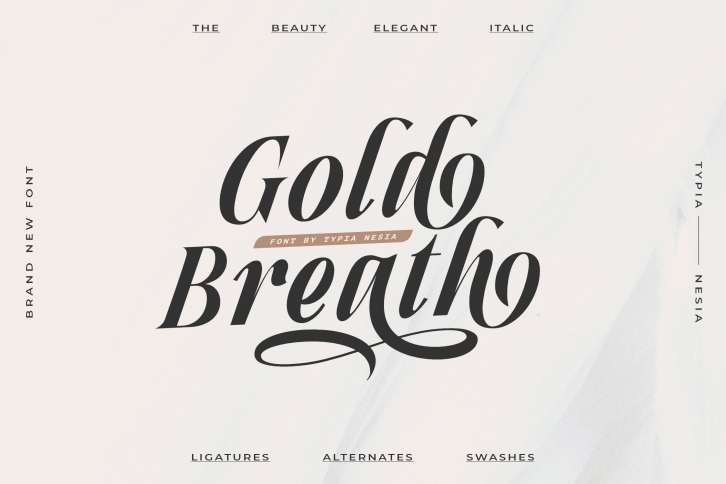 Gold Breath Font Download