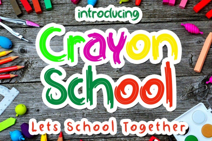 Crayon School Font Download