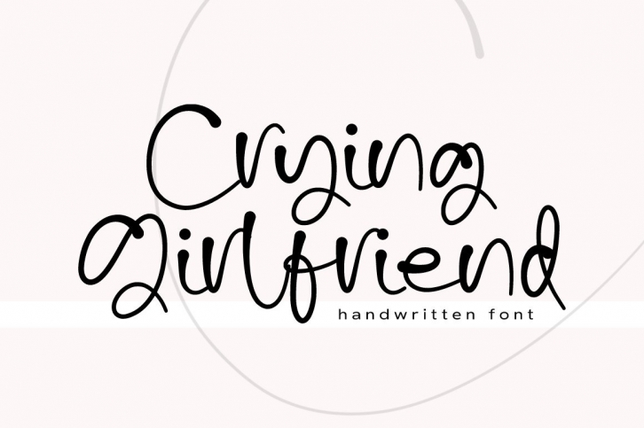 Crying Girlfriend Font Download