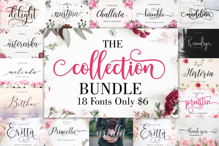 The Collection Bundle Font Download