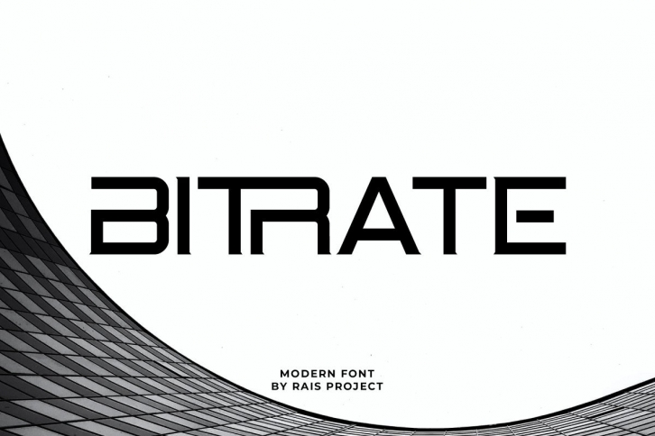 Bitrate Font Download