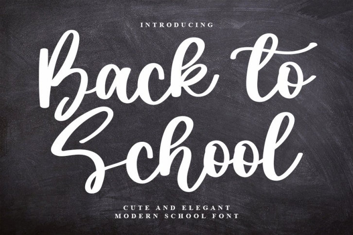 Back To School Font Download