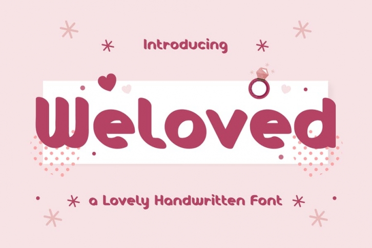 Weloved – Romantic Display Font Font Download