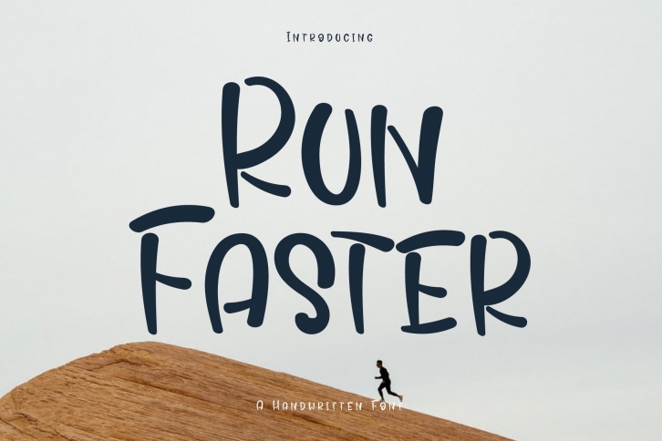 Run Faster Font Download