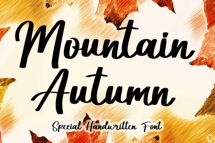 Mountain Autumn Font Download