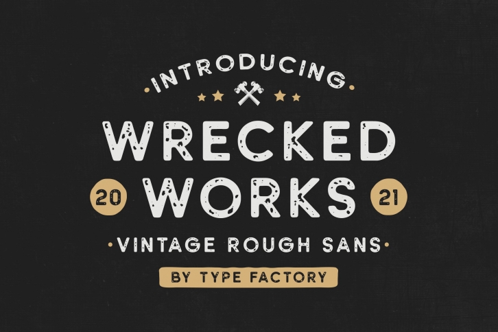 Wrecked Works Font Download