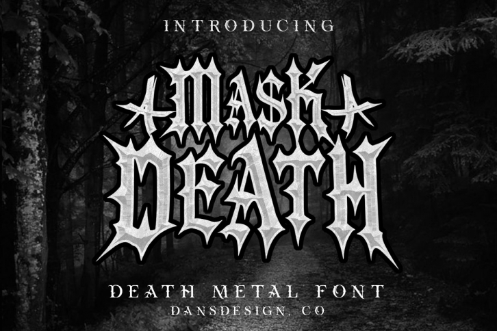 MASK DEATH Font Download