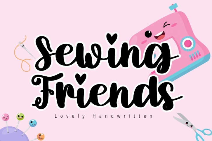 Sewing Friends Font Download
