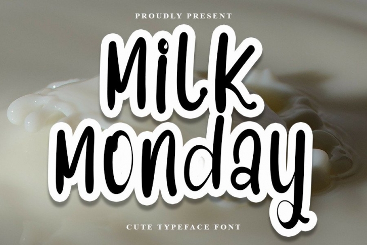 Milk Monday Font Download