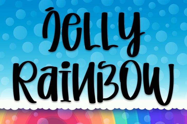 Jelly Rainbow Font Download