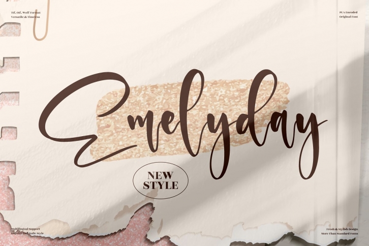 Emelyday Beautiful Handwritten Font Download