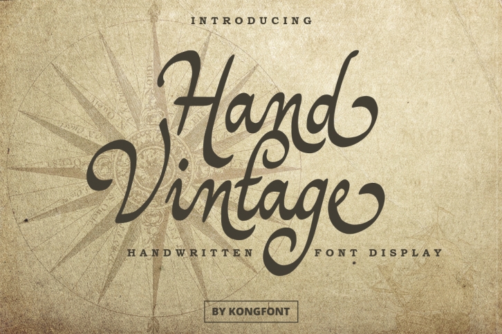 Hand Vintage Font Download