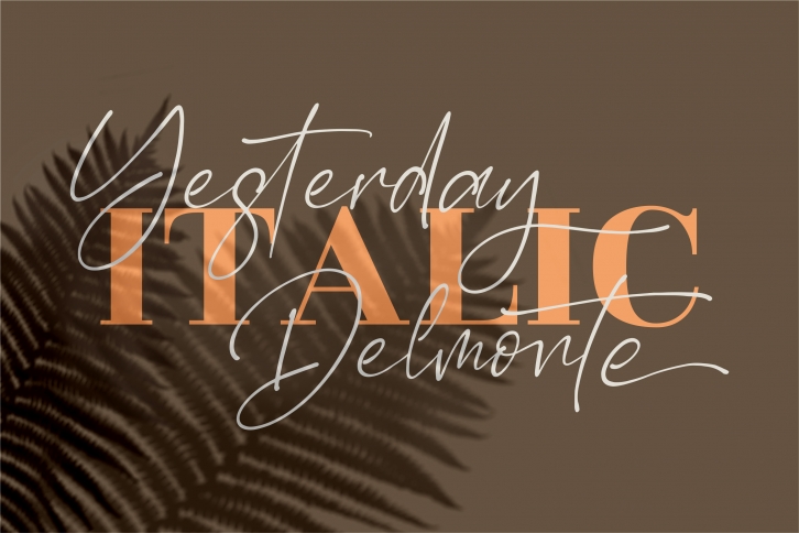 Yesterday Delmote Font Download