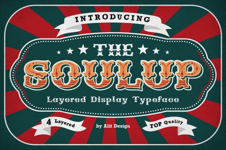 Soulup Typeface Font Download