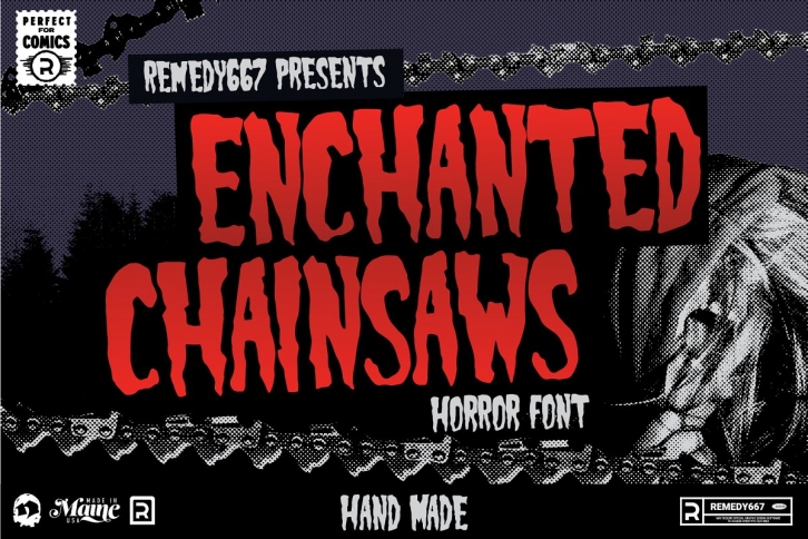 Enchanted Chainsaws Font Download