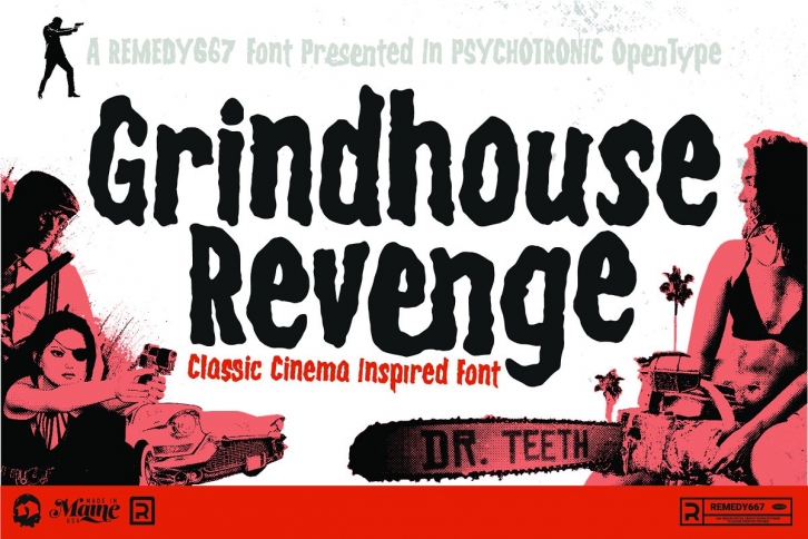 Grindhouse Revenge Font Download